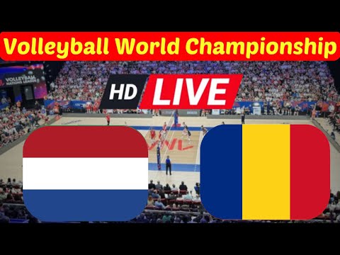 🔴 Netherlands vs Romania | LIVE Volleyball World Championship | Live Score Update