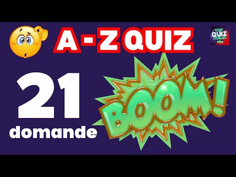 QUIZ FLASH... SAI RISPONDERE? AZ QUIZ 21 domande DOMANDE CULTURA GENERALE