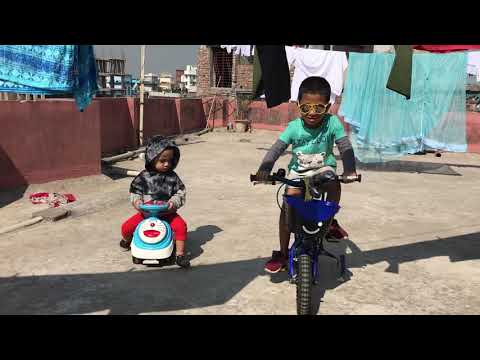 FAYAAZ & FARHAN Cycling in roof