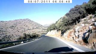 preview picture of video 'Roads of Crete - 2011 ( Hersonissos - Homo sapiens Museum - Lassiti )'