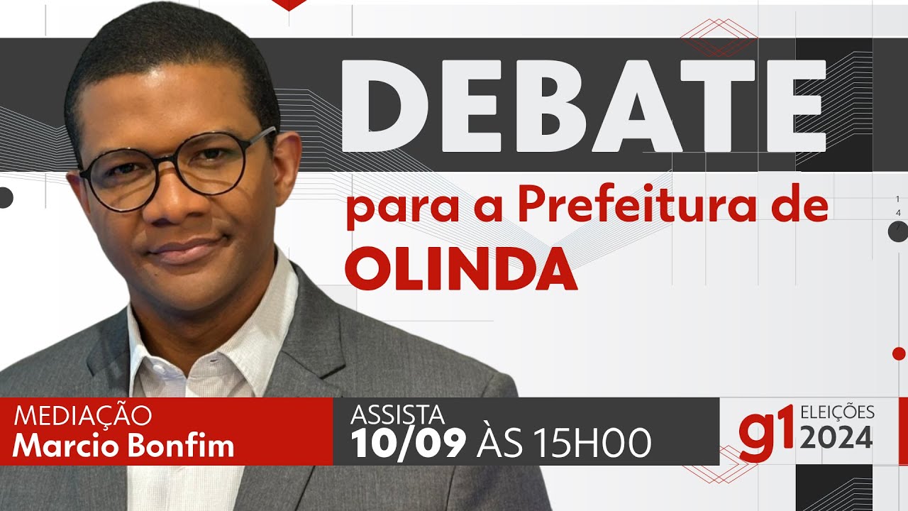 Debate para prefeito de Olinda - ASSISTA AO VIVO - DIA 10/09