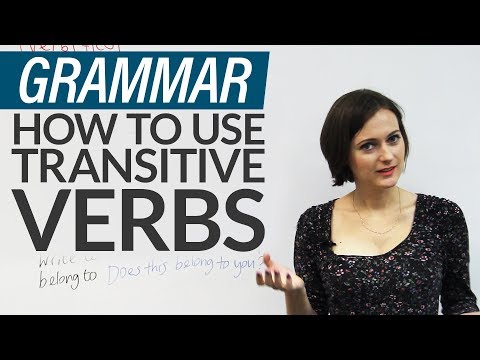 文法：如何用TO與轉折動詞搭配使用？ (Grammar: How to use TO with transitive verbs)