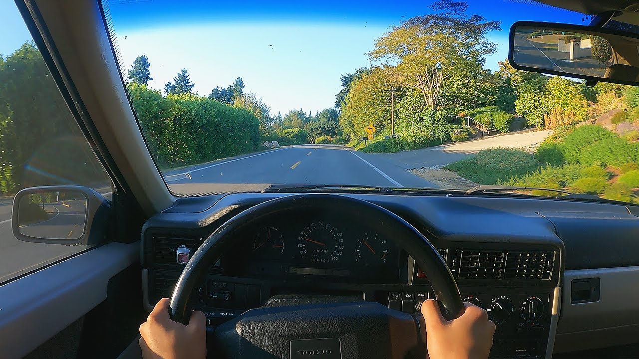 1994 Volvo 850 Turbo - POV Sunset Drive (4K)