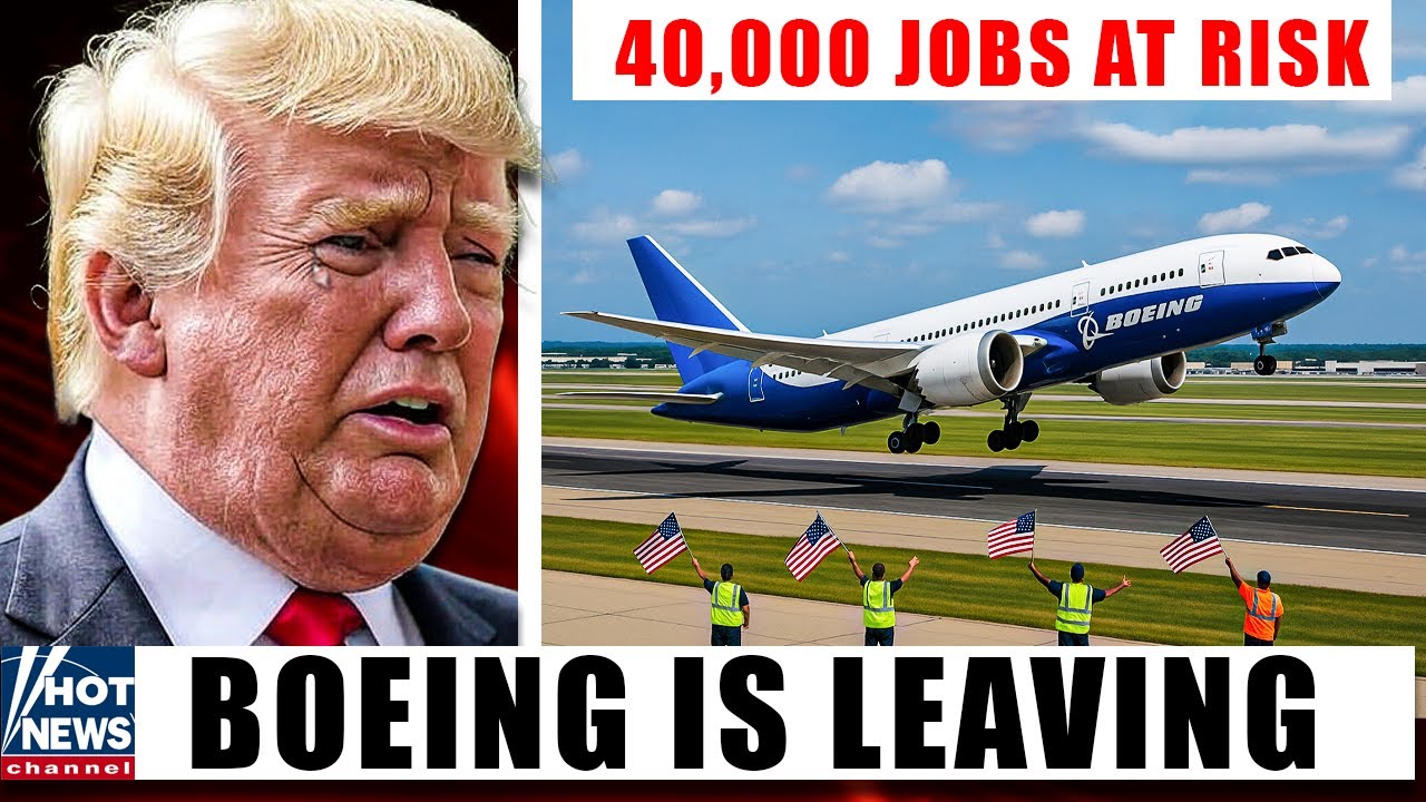 TARIFF BACKFIRE: Boeing Shuts Down U.S. Factories — 40,000 Jobs at Risk