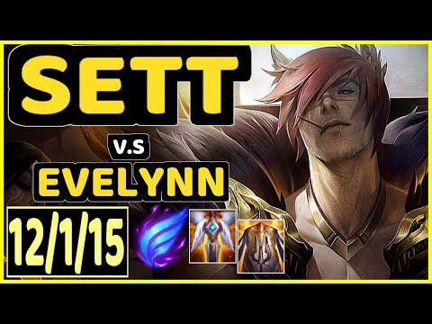 DJOKO (SETT) vs EVELYNN - 12/1/15 KDA JUNGLE CHALLENGER GAMEPLAY - EUW