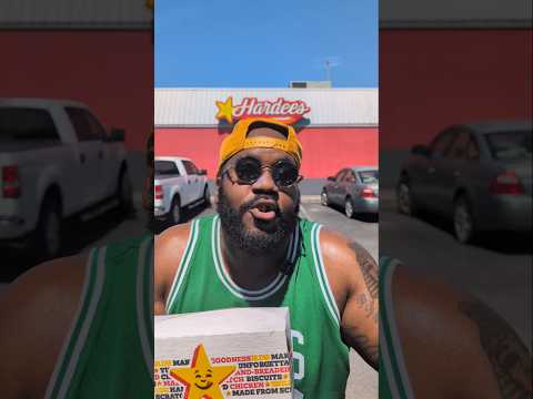 I BET YOU DIDN'T KNOW HARDEE'S SELLS FRIED CHICKEN ‼️ #explore #hardees