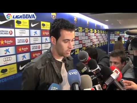Sergio Busquets "Betis hizo un gran partido"