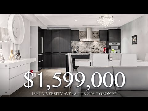 $1,599,000 - 22nd floor above five-star Shangri-La Hotel - 180 University Ave - Suite 2208, Toronto
