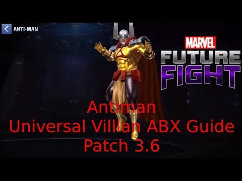 Antiman 1.03 Mil universal villain abx guide. With commentary. Patch 3.6