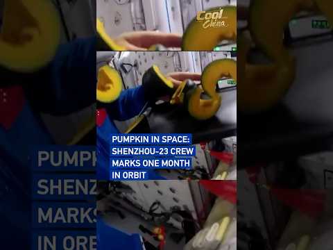 Pumpkin in space: Shenzhou-23 crew marks one month in orbit #coolchina