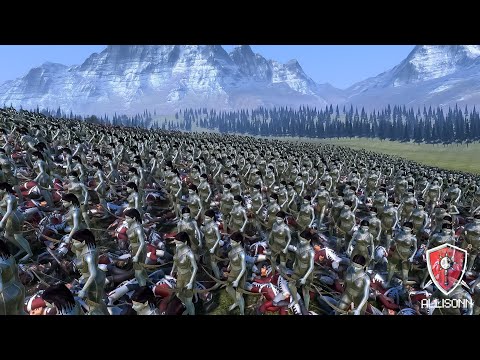 16.000 Elven Huntress vs 20.000 Red Coats- Ultimate Epic Battle Simulator 2- UEBS 2