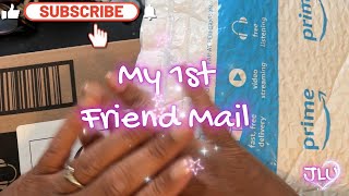 Opening Friend Mail! My Very First one! Vlog!#friendmail