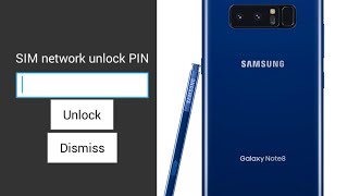 Unlock Samsung Note 8 SM-N950F Unlock Code For Samsung galaxy Note 8