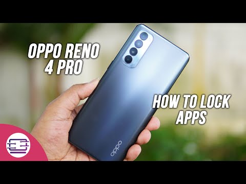 Oppo Reno 4 Pro- How to Lock Apps with Fingerprint and Face Unlock