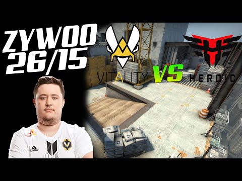 CSGO POV VITALITY ZYWOO(26/15) VS HEROIC VERTIGO DreamHack Open Fall GRAND FINAL 2020 25.10.20!