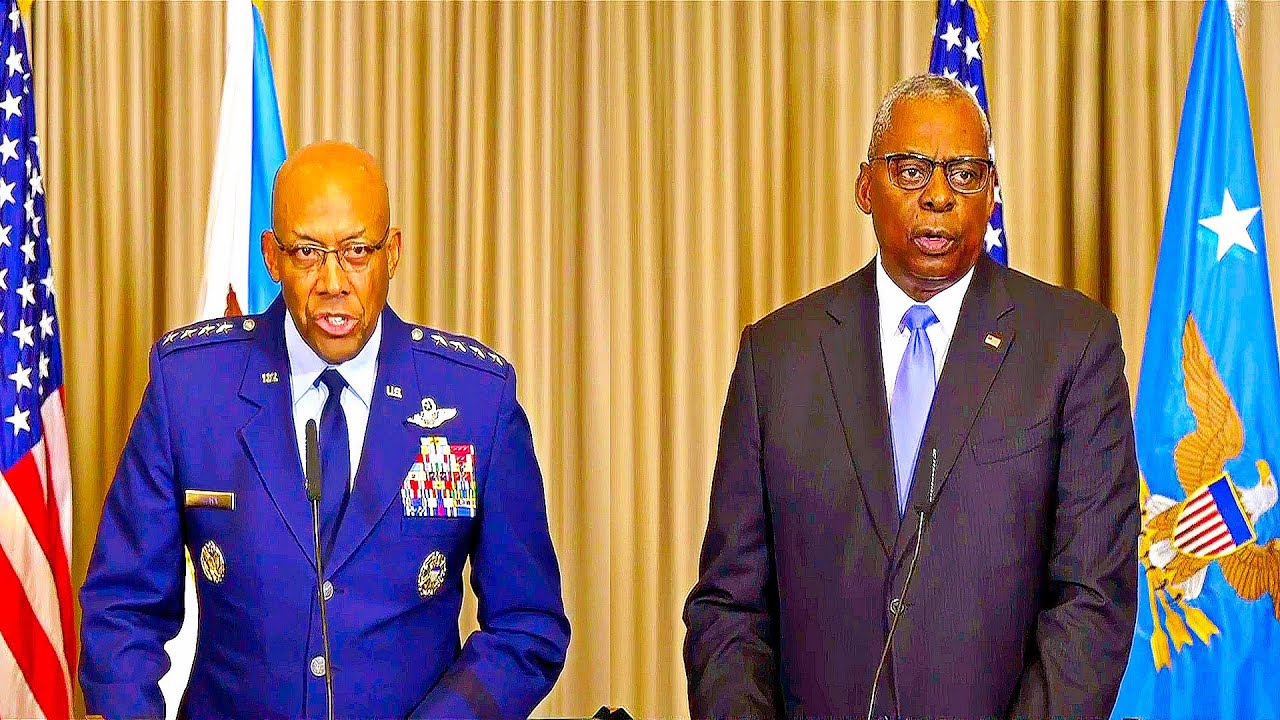 Lloyd Austin & Gen. CQ Brown Brief Media After Ukraine Meeting | Sep 06 2024.