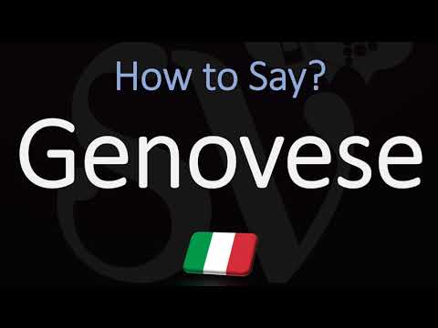 How to Pronounce Genovese? (CORRECTLY) Meaning & Italian Pronunciation