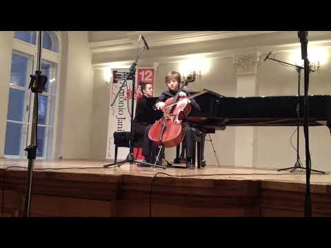 Janigro Cello Competition 2020 Mattia Midrio 11 years 3° Prix  (Prof. Luca Paccagnella)