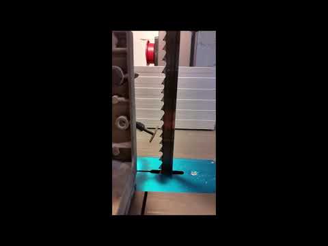 Sharpening a Bandsaw using a Dremel