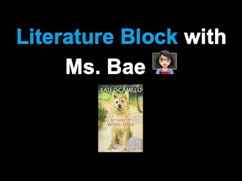 Literature Block: "Because of Winn Dixie" 🐶 by Kate DiCamillo (Chapter 20)