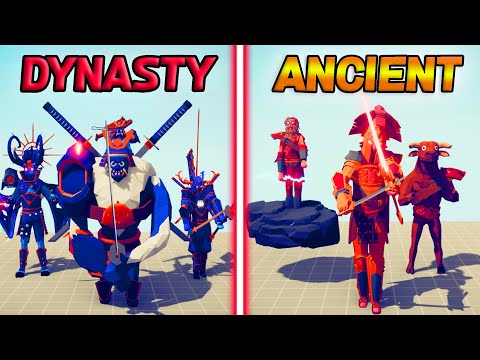 SAMURAI TEAM vs GUNPOWDER TEAM | TABS - Totally Accurate Battle Simulator