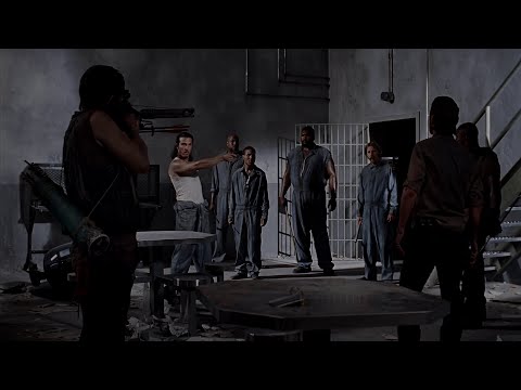 The Walking Dead S03E02 | Rick’s Group and the Prisoners Talk [4K]