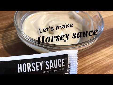 Let's make horsey sauce