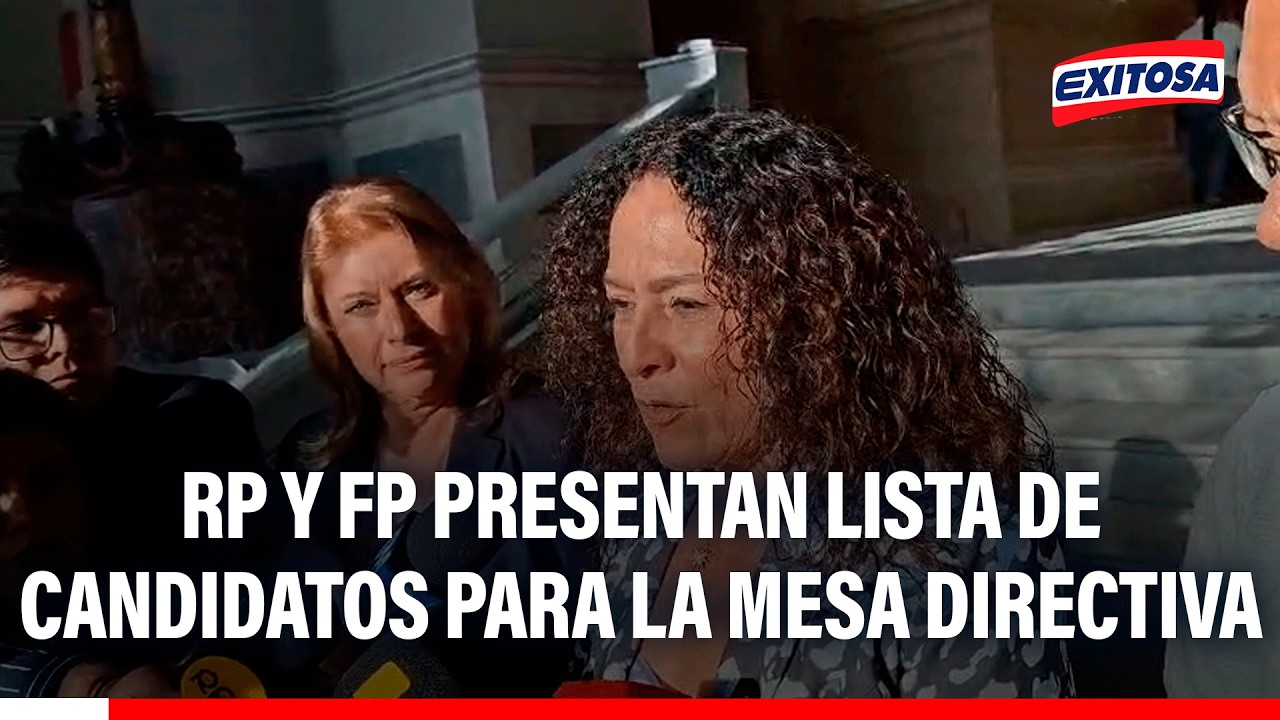🔴🔵Renovación Popular y Fuerza Popular presentan lista de candidatos para conformar la Mesa Directiva
