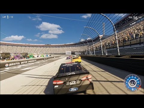 NASCAR Heat 3 - Bristol Motor Speedway - Gameplay (PS4 HD) [1080p60FPS]