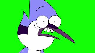 Mordecai "holy crap it's real" Regular Show green screen
