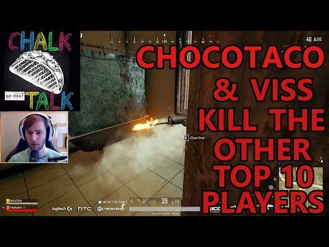 ChocoTaco & Viss Kill The Other Top Ten Players (PlayerUnknown's Battlegrounds)
