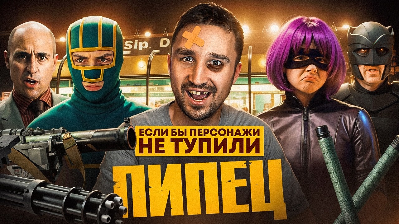 Если бы персонажи НЕ ТУПИЛИ - "Пипец" | Логика против самопальных супергероев 