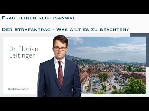 Wie gehe ich bei Zustellung eines Strafantrags vor? | Frag deinen Rechtsanwalt