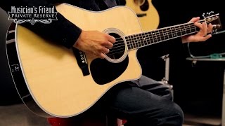 Video thumbnail for Martin DC-35E Acoustic-Electric Guitar by Musician's Friend