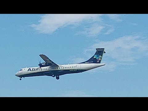ATR72-600 PR-AKN vindo de Itaituba para Manaus,ATR72-600 PR-AKN coming from Itaituba to Manaus