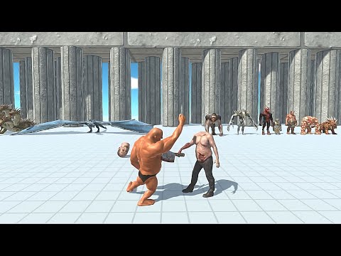 FANTASY + HERBIVORE DINOSAURS VS MUTANT PRIMATES + INFERNALS - Animal Revolt Battle Simulator