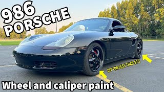 How to completely change the look of your car for under $100 - 986 boxster build gloss black wheels