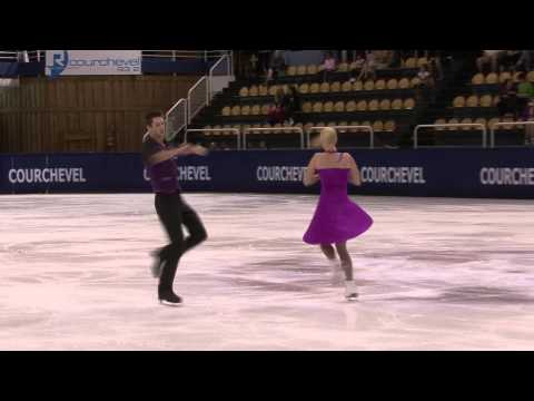 14 V. LOHMUS / A. DAVODOV (EST) - ISU JGP Courchevel Junior Ice Dance Short Dance