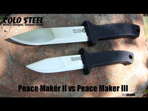 Cold Steel Peace Maker II vs Peace Maker III Boot Knife Comparison | OsoGrandeKnives