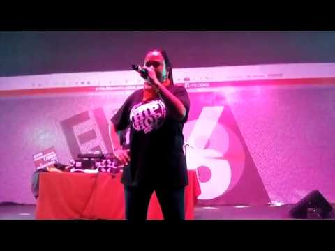 Arianna Puello - Rap Konciencia (Feria Internacional del libro) En vivo