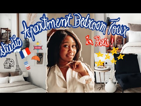 Studio Apartment Bedroom Tour 2021: decor tips for small spaces in a Parisian home !