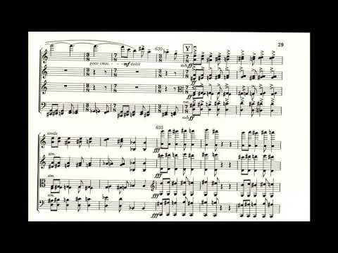 György Ligeti - String Quartet, No. 1 (w/ Score)