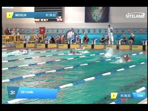 Serie 3 dei 200 Farfalla  Assoluti Maschi Master - Campionati Regionali Masters 2014 di Veneto e Fr