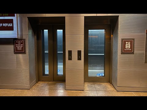 Epic Motors! Two Schindler Hydraulic Elevators with CJA - Northside Station - Pittsburgh, PA