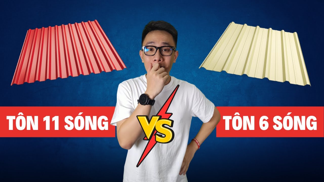 Nên lợp mái TÔN 11 SÓNG hay TÔN 6 SÓNG? l Anh Hưng Thép