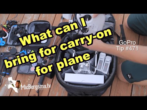 GoPro: What's In MicBergsma's Carry-On For Plane - GoPro Tip #471