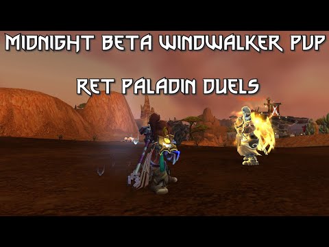 Midnight Beta Windwalker PvP || Windwalker Monk vs Retribution Paladin Duels