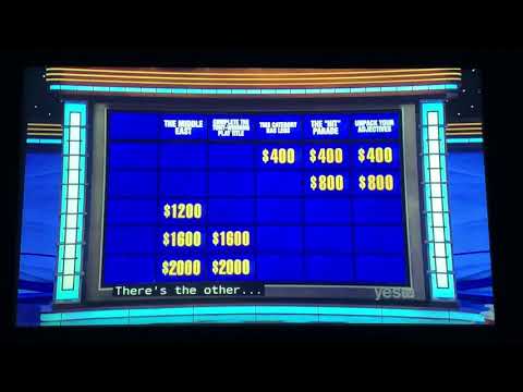 Double Jeopardy, Tyler Rhode Day 5 - 3rd Daily Double (11/2/21)