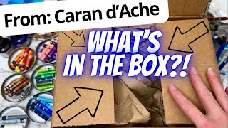🎨 UNBOXING 3 NEW ART SUPPLIES from Caran d'Ache!