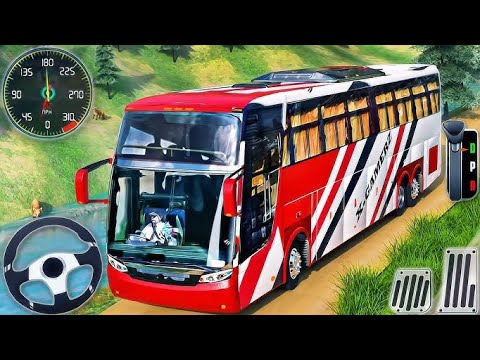 Uphill Offroad Bus Driving Simulator - Offroad Coach Bus Drive 2023 - Android Gameplay